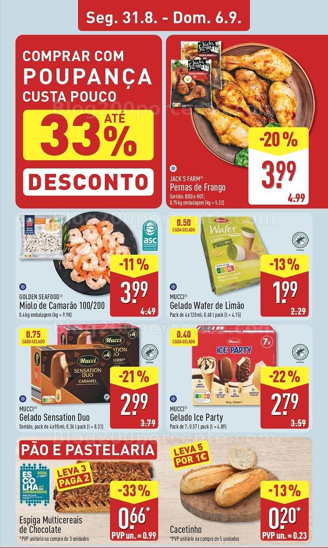Antevisão Folheto ALDI Promoções de 31 agosto a 6 setembro